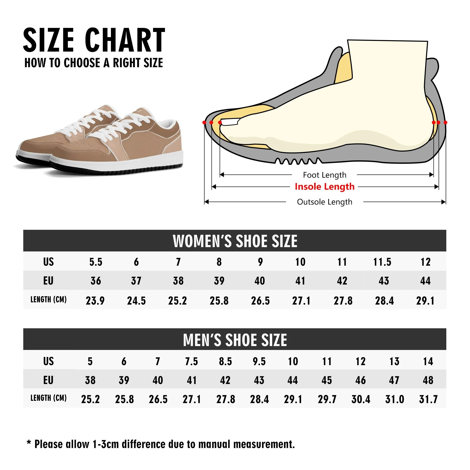 MAXIANA classic beige low-top sneakers, unisex, comfortable footwear HK