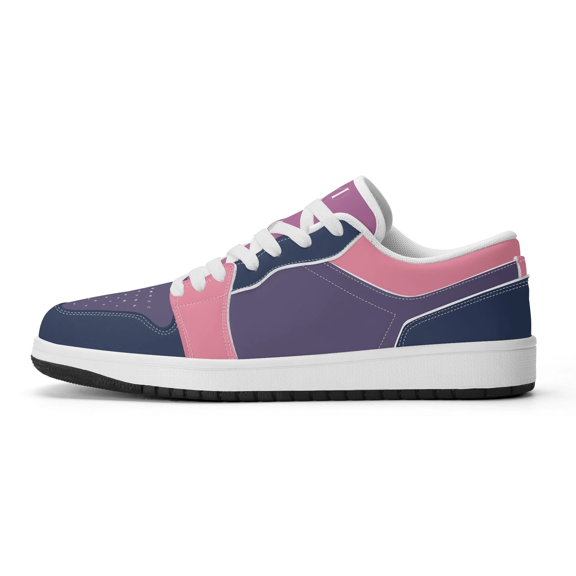 MAXIANA men’s fashion low-top PU sneakers, HK style, cushioned insole