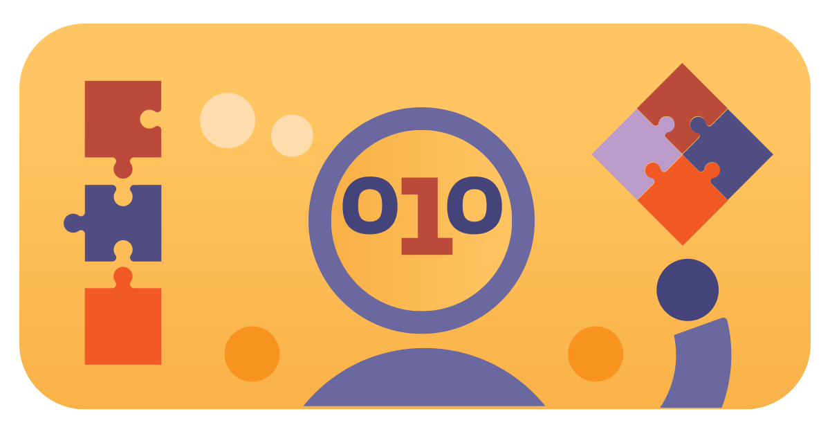 Image of AI putting pieces of a puzzle together