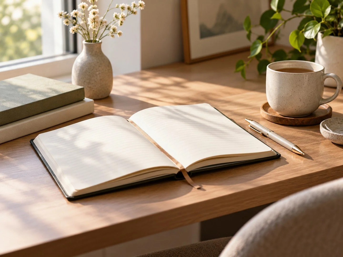 Maybe your brain doesn&rsquo;t need another answer.
Maybe it just needs somewhere to put the question.
Journaling is having a bit of a moment.
But underneath the aesthetic notebooks and morning routines, there is something genuinely useful about gett