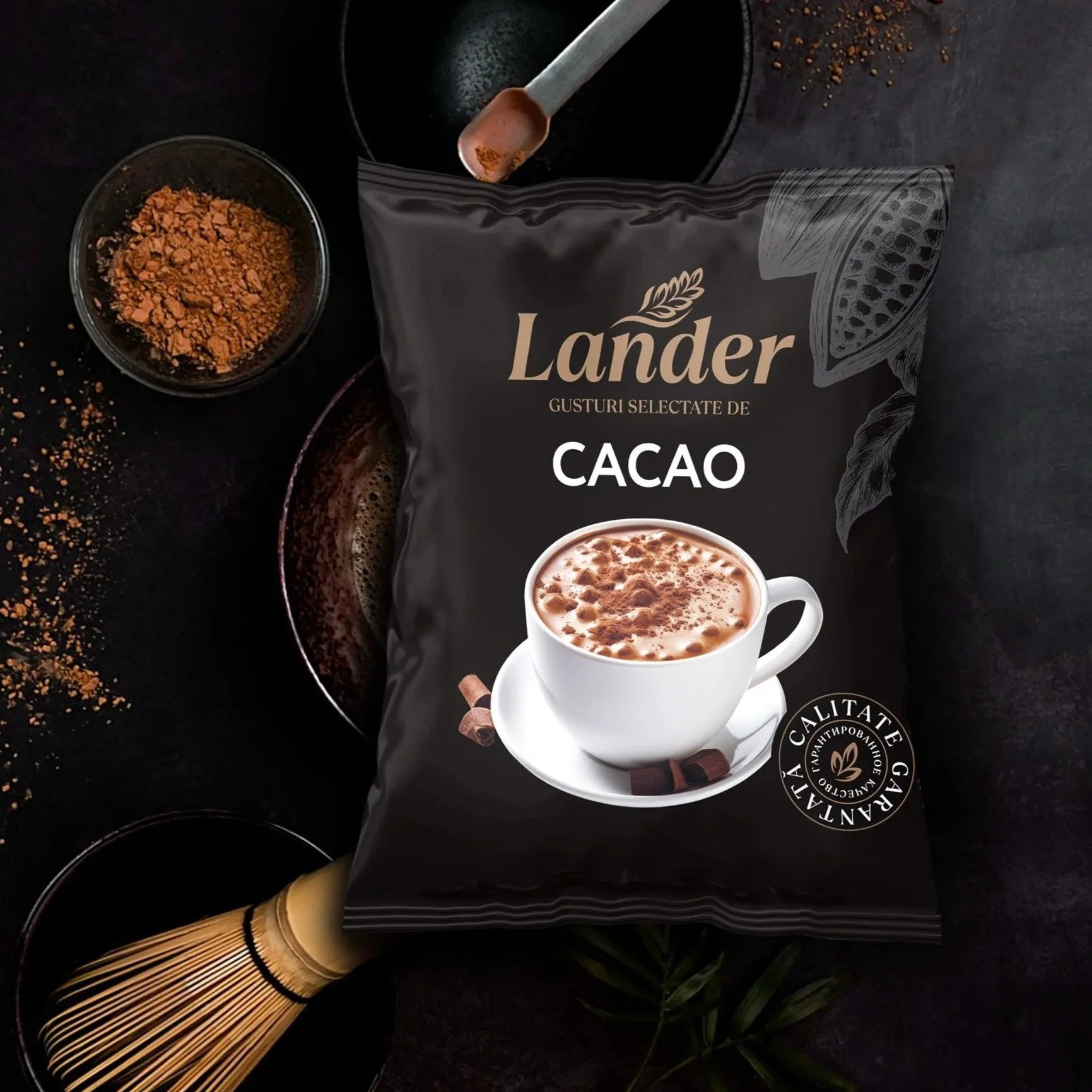 Premium packaging for condiments