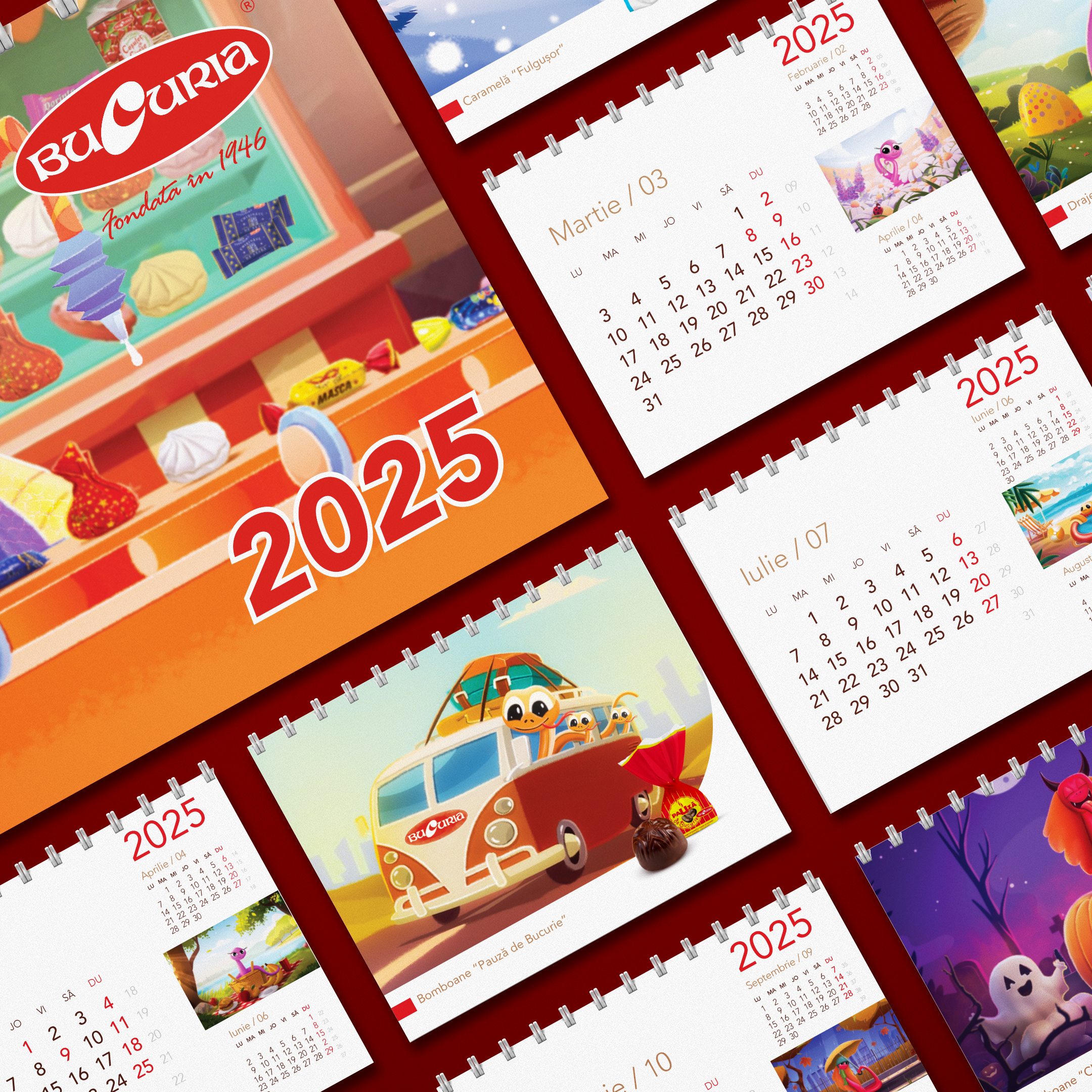 Calendar Design and Illustration
