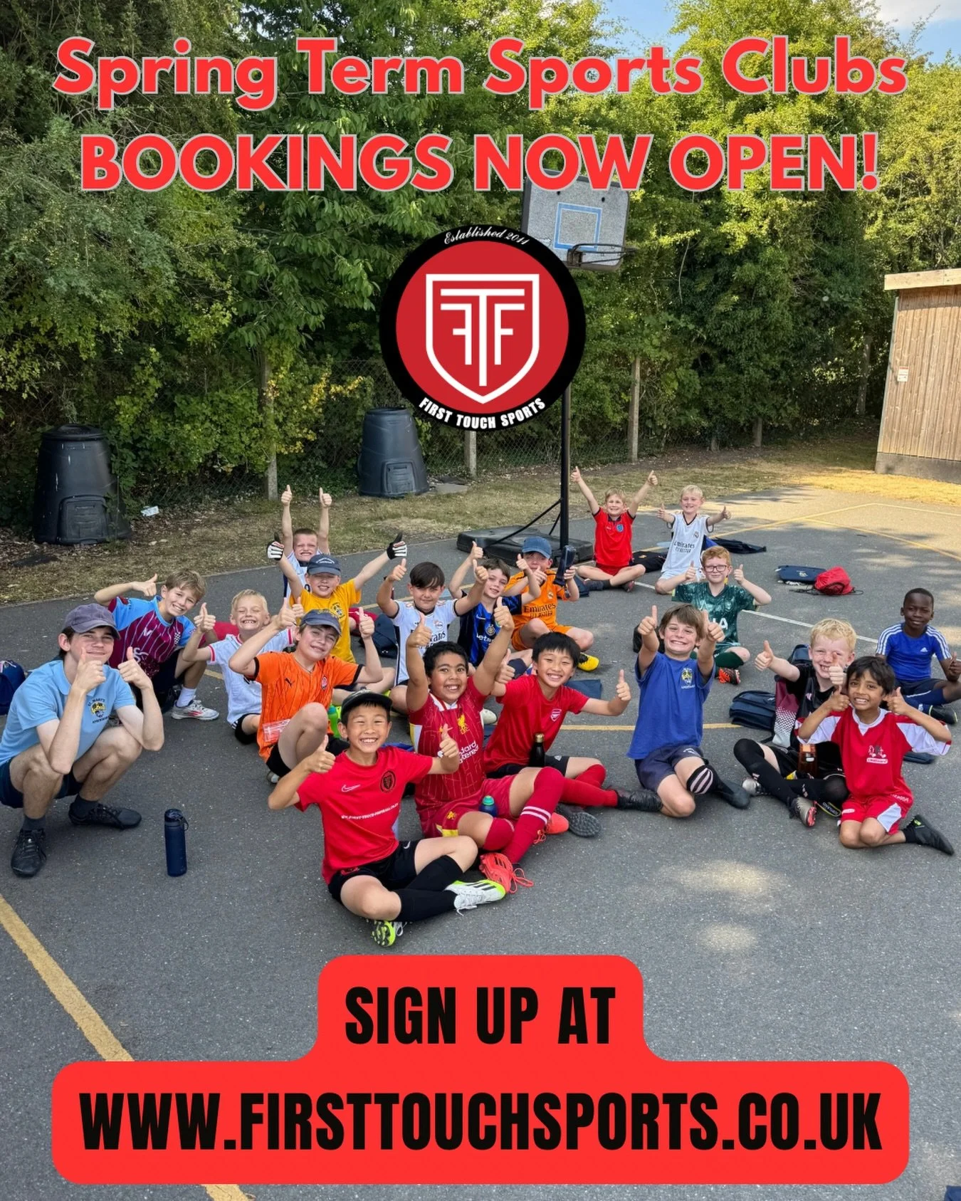 🌸 SPRING TERM SCHOOL SPORTS CLUBS 🏀

With most of our clubs for the current term beginning to wrap up this week, we are now accepting bookings for our School Sports Clubs for the Spring Term 🎉

Head to www.firsttouchsports.co.uk to sign up 📲

DEA