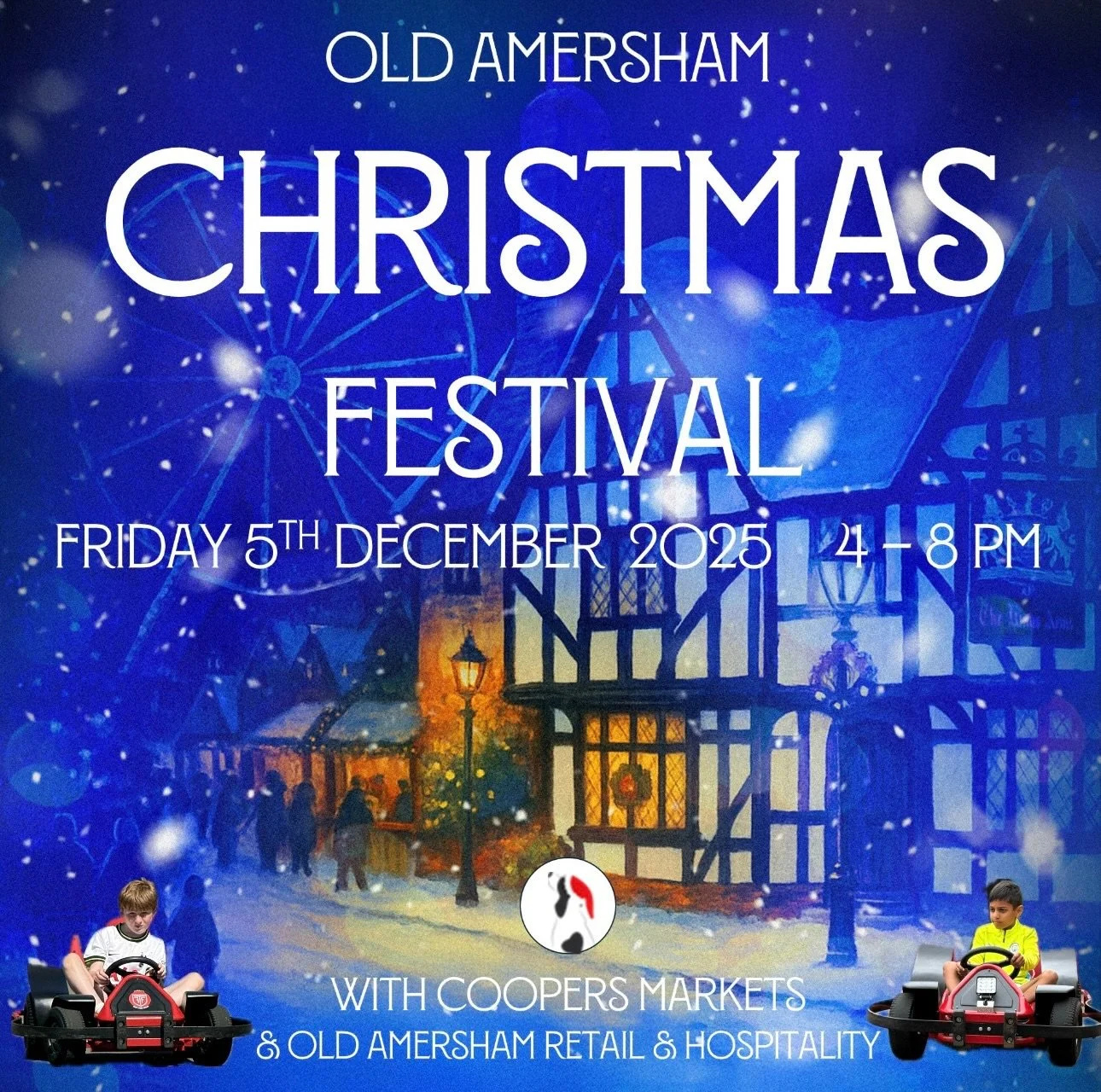 🏁🏎️🎄 Ho Ho Ho! We&rsquo;re back for the Old Amersham Christmas Festival!🎄🏎️🏁

Get ready for a magical evening on Friday 5th December, from 4pm to 8pm! 🎅🏼✨ 

This year, our Kids E-Karts will be shining bright with headlights again, ready to li