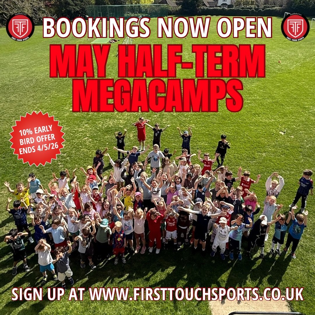 🌸 MAY HALF-TERM MEGACAMPS BOOKINGS ARE NOW OPEN! 🎉

📅 Join us for 4️⃣ days of non-stop fun from Tuesday 26th - Friday 29th May!

⏰ Hours: 9am - 4pm (with early drop-off at 8am and late pick-up until 5pm available)

👦👧 For Kids Aged 5 - 12

📍 Lo
