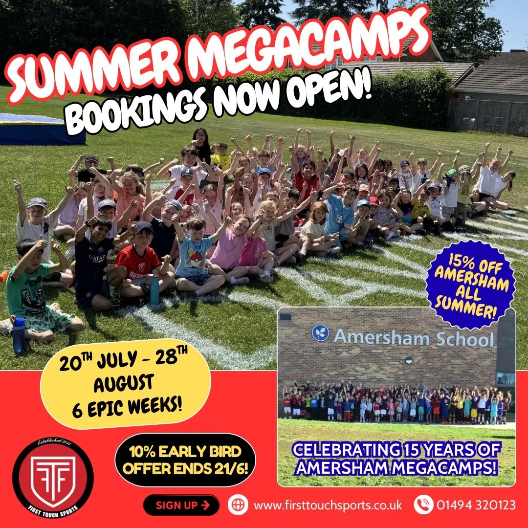 🌞 BIG NEWS: SUMMER MEGACAMPS BOOKINGS ARE NOW OPEN! 🎉

📅 Join us from 20th July to 28th August for 6 epic weeks of non-stop fun!

⏰ Hours: 9am - 4pm (with early drop-off at 8am and late pick-up until 5pm available)

👦👧 For Kids Aged 5 - 12

📍 L