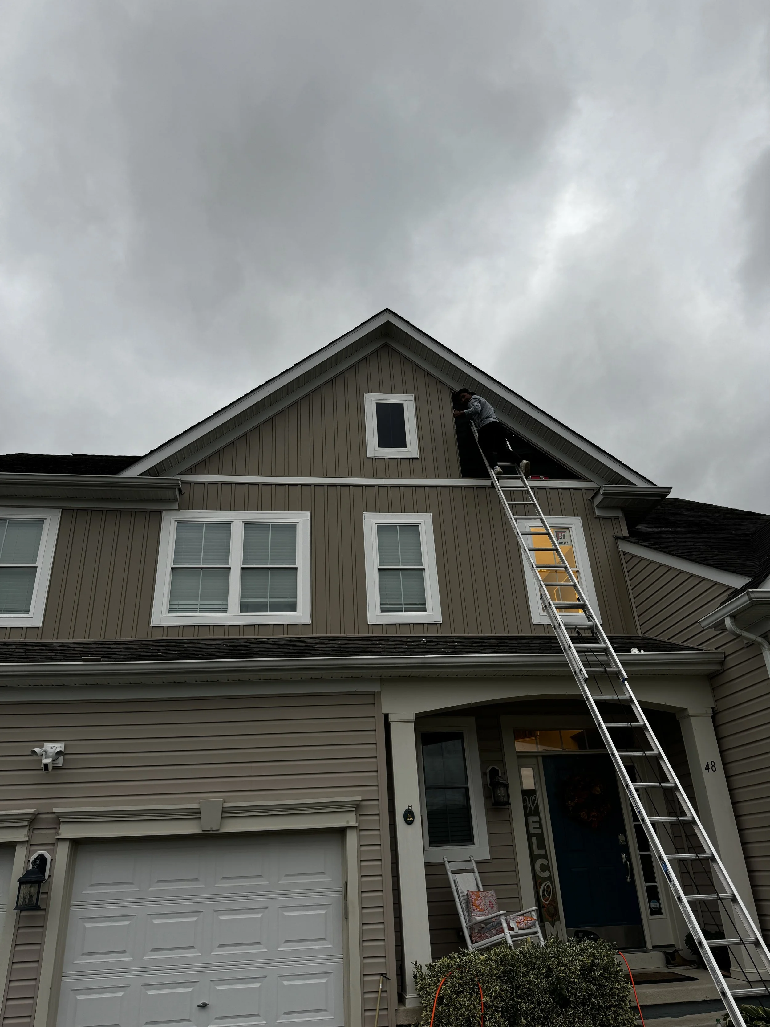 Board and Batten siding install in Milford, DE by Reyes Renovation
