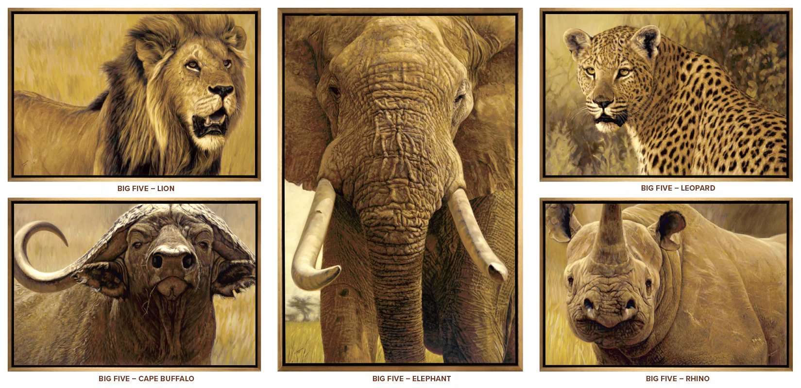 John_Banovich-The_Big_Five-Framed_1024x1024_2x.jpg