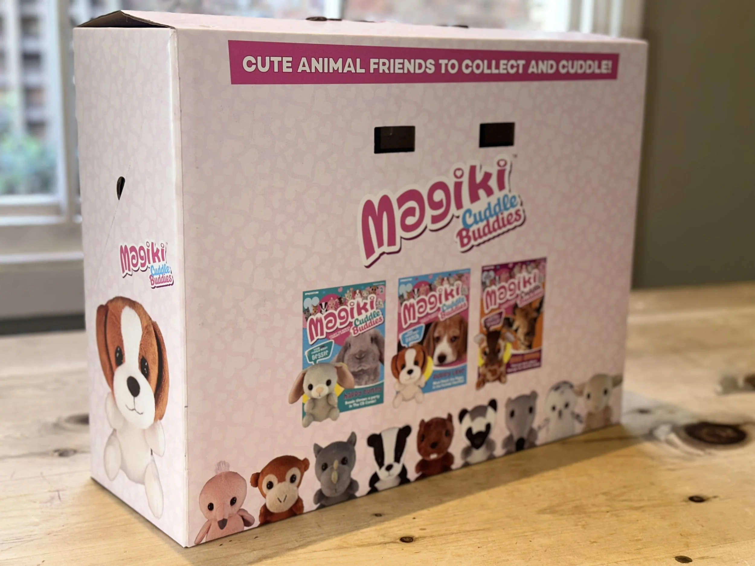 Magiki Cuddle Buddies is a transit counter hanging display