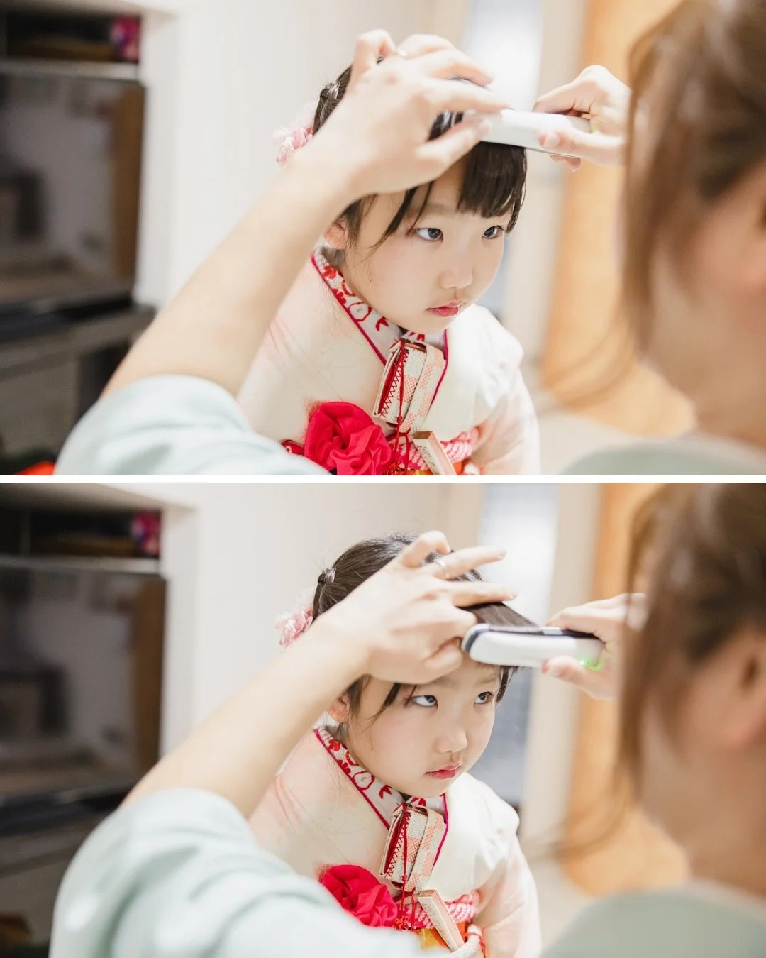 .
3歳さんはほぼアカチャン認定なわたしですが、
7歳さんのお支度はなんだか
結婚式のお支度や成人式のお支度を想像して
勝手に親戚な気持ちになってしまう私です。
この日はママのシスターズが全方位お支度スポンサーでして、
3姉妹のフォーメーションにたじろぐ所か
優雅にポケモンのお絵描き。
立派なニンフィア。

ちなみに私はリーフィアが好きです🌿

あ、一番好きなポケモンはイヌヌワン（ワンパチ）です🐕

✎︎＿＿＿＿＿＿＿＿＿＿＿＿＿＿
▶︎information
2025年11月〜12月のご予