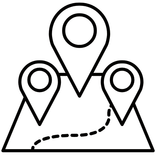 icon of a map