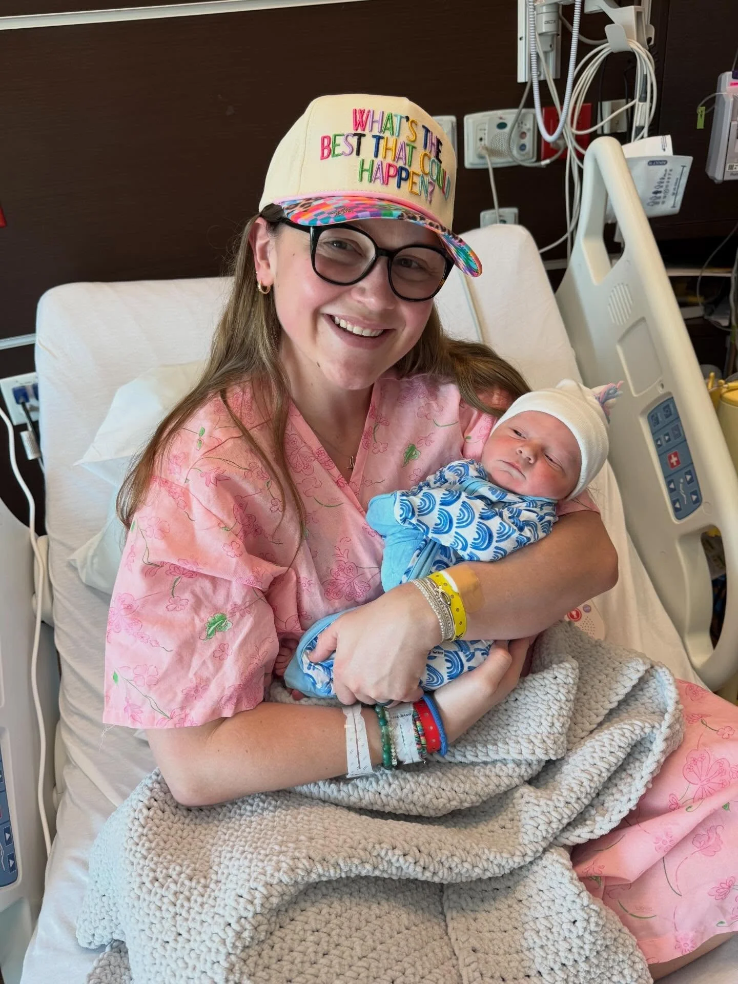 Stevie Palmer
💙🤍🩵
Our living breathing screaming pooping proof that the worst thing is never the last thing. 🫶🏻
Welcome to the world, and to our family sweet boy.
You are our dream come true! 
Thank you God for blessing us with this miracle.

St