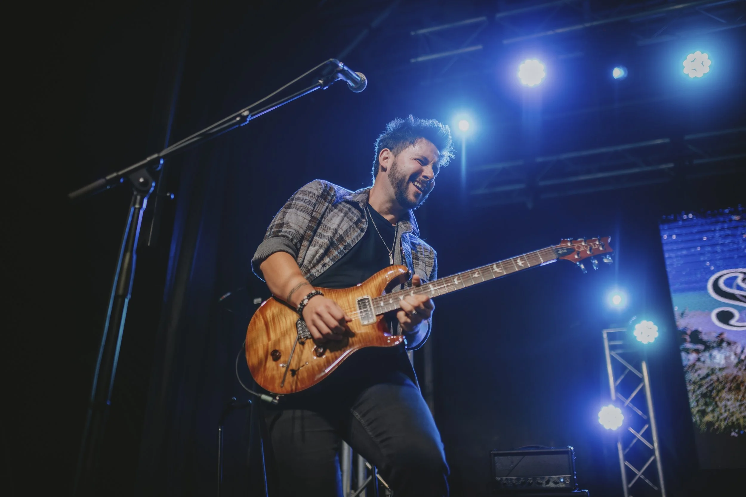 Performing with The Kyle Ivan Band