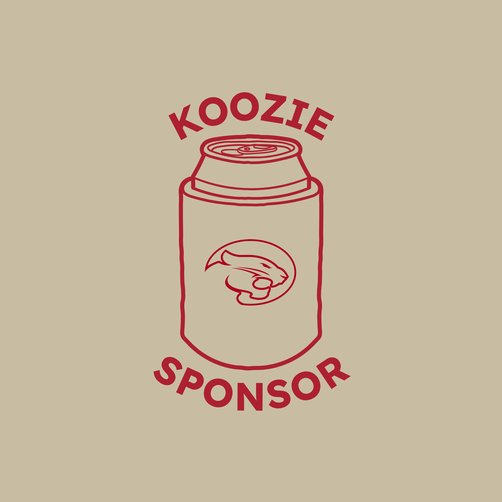 BEER KOOZIE SPONSOR