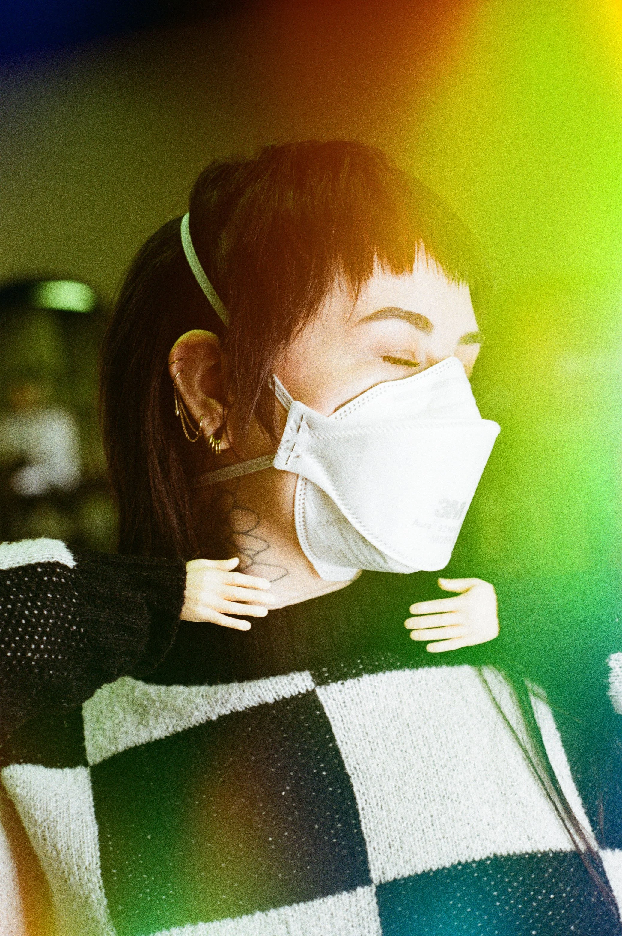 Salon owner Gabrielle poses for their photo