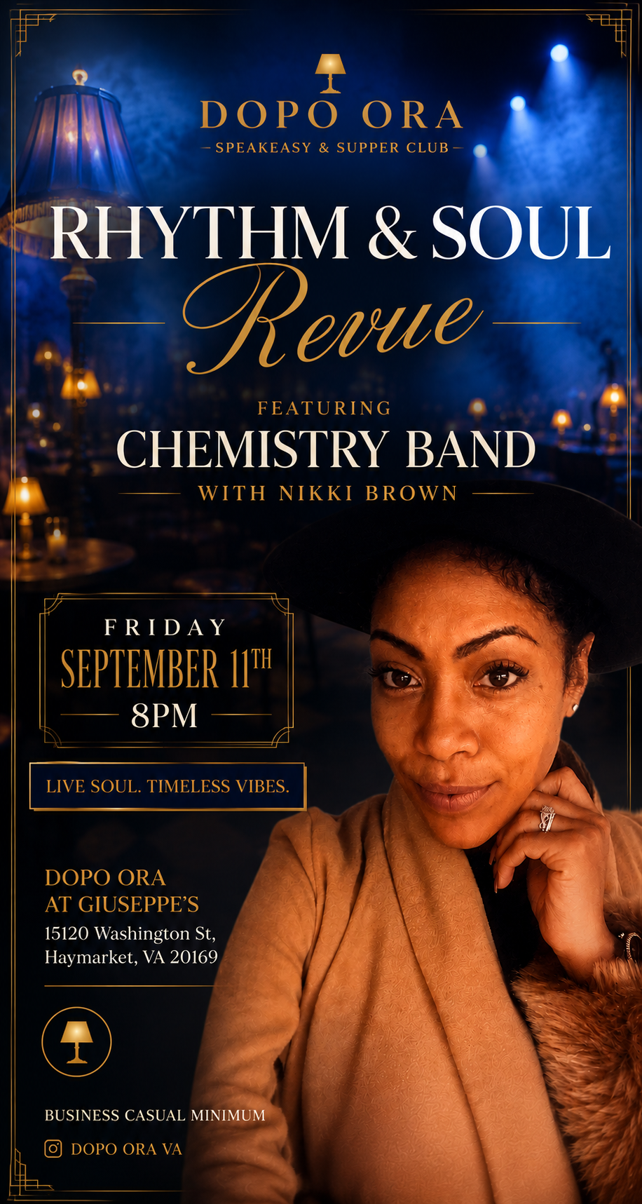 Dopo Ora’s Rhythm &amp; Soul Lounge Revue w/ Nikki Brown