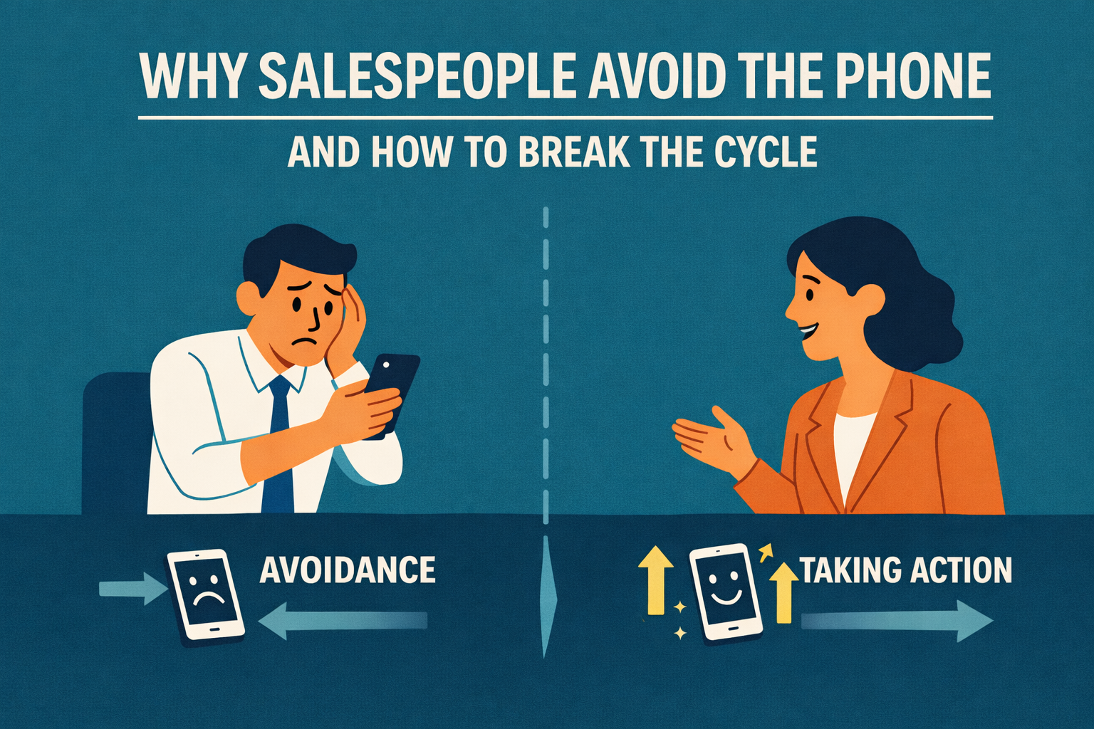 Why do salespeople avoid calling
