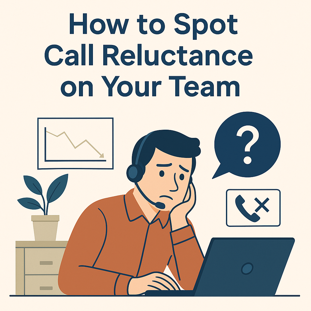 How to spot sales call reluctance on your team