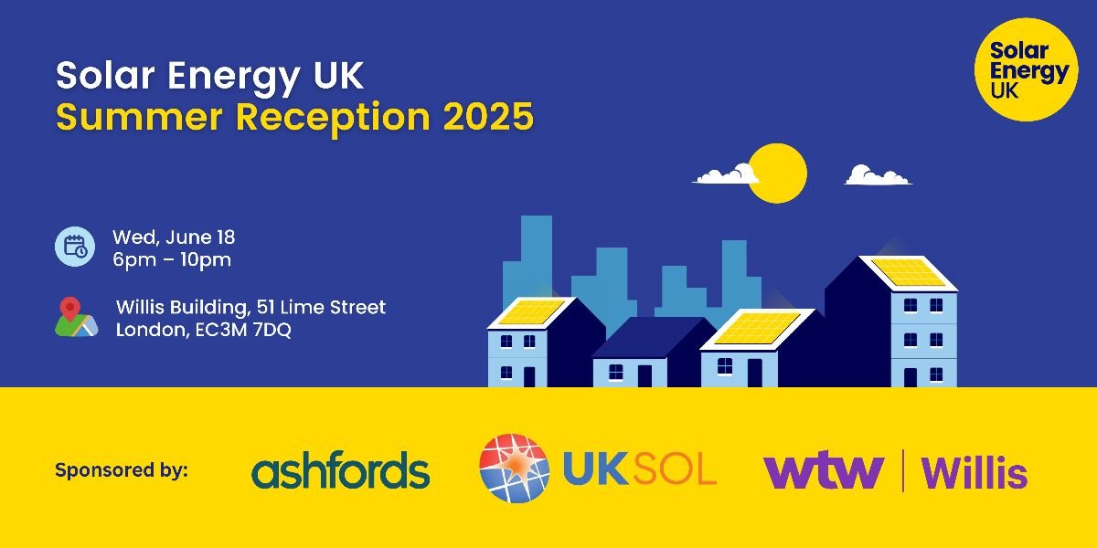 UKSOL Joins Solar Energy UK’s Summer Reception
