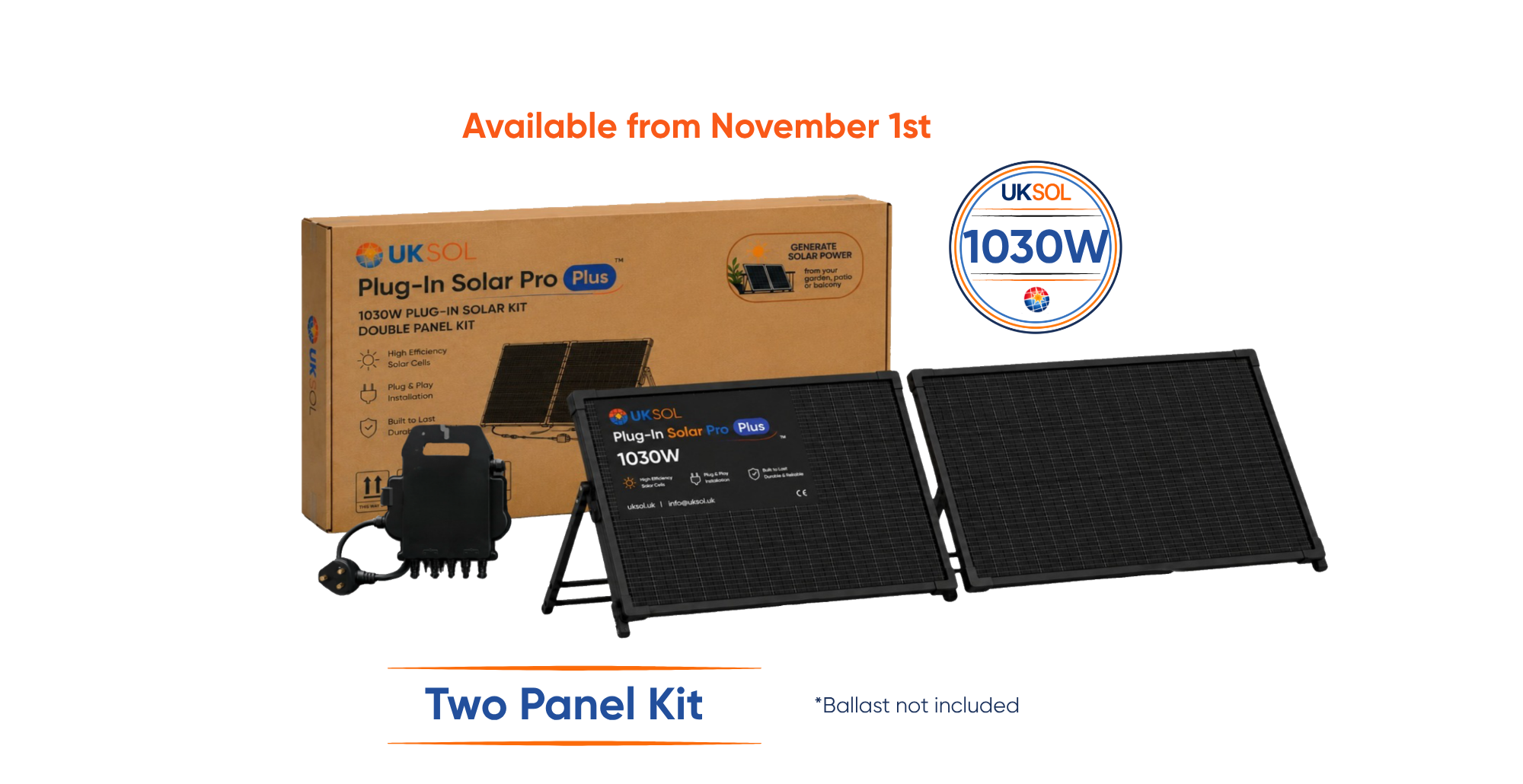 Plus - 1030W (Plug-In Solar Pro) - Hybrid Mount