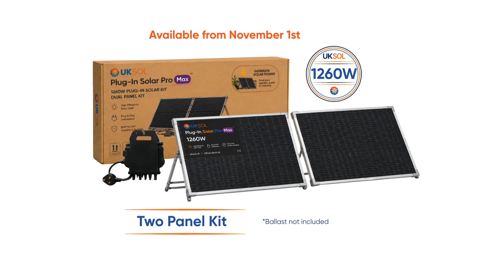 Max - 1260W (Plug-In Solar Pro) - Hybrid Mount