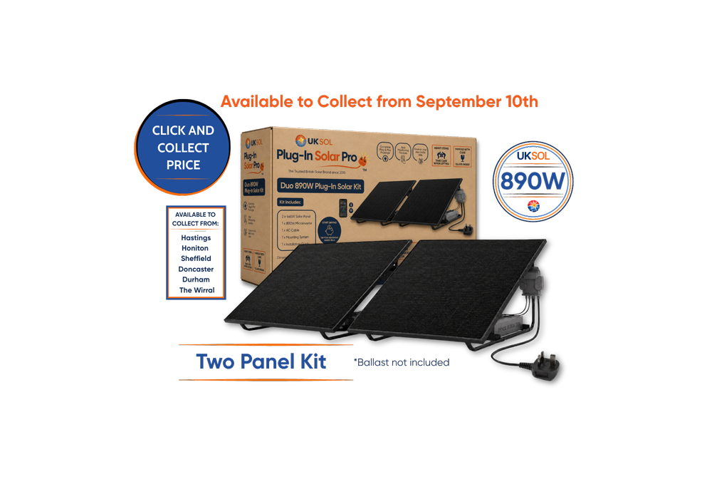Genuine UKSOL Duo plug-in solar garden kit