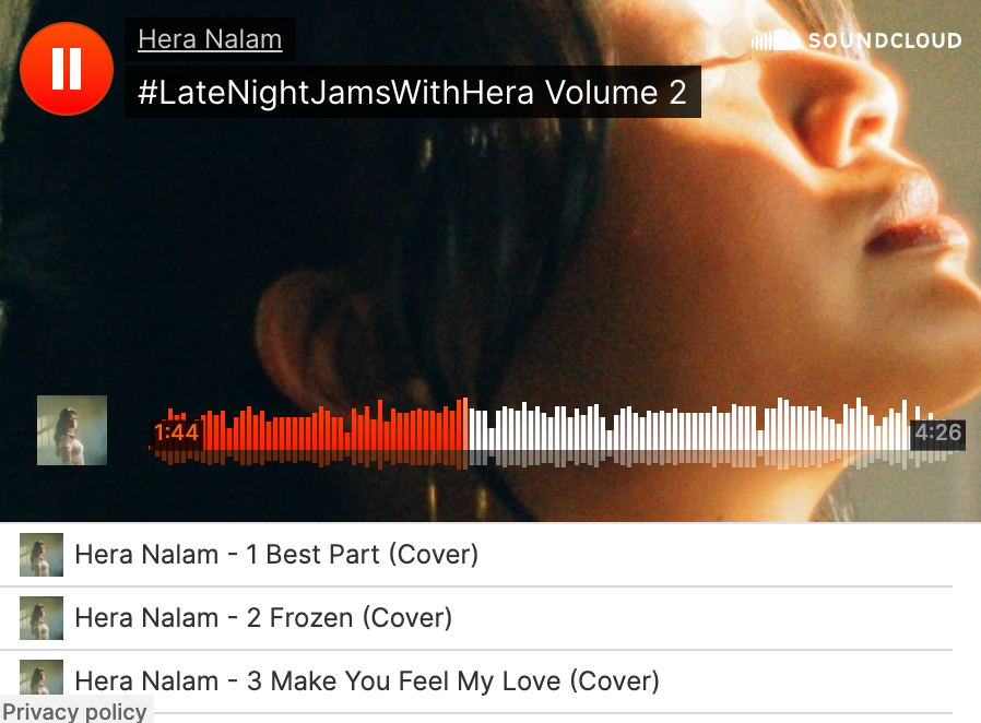 My Love sounds like...