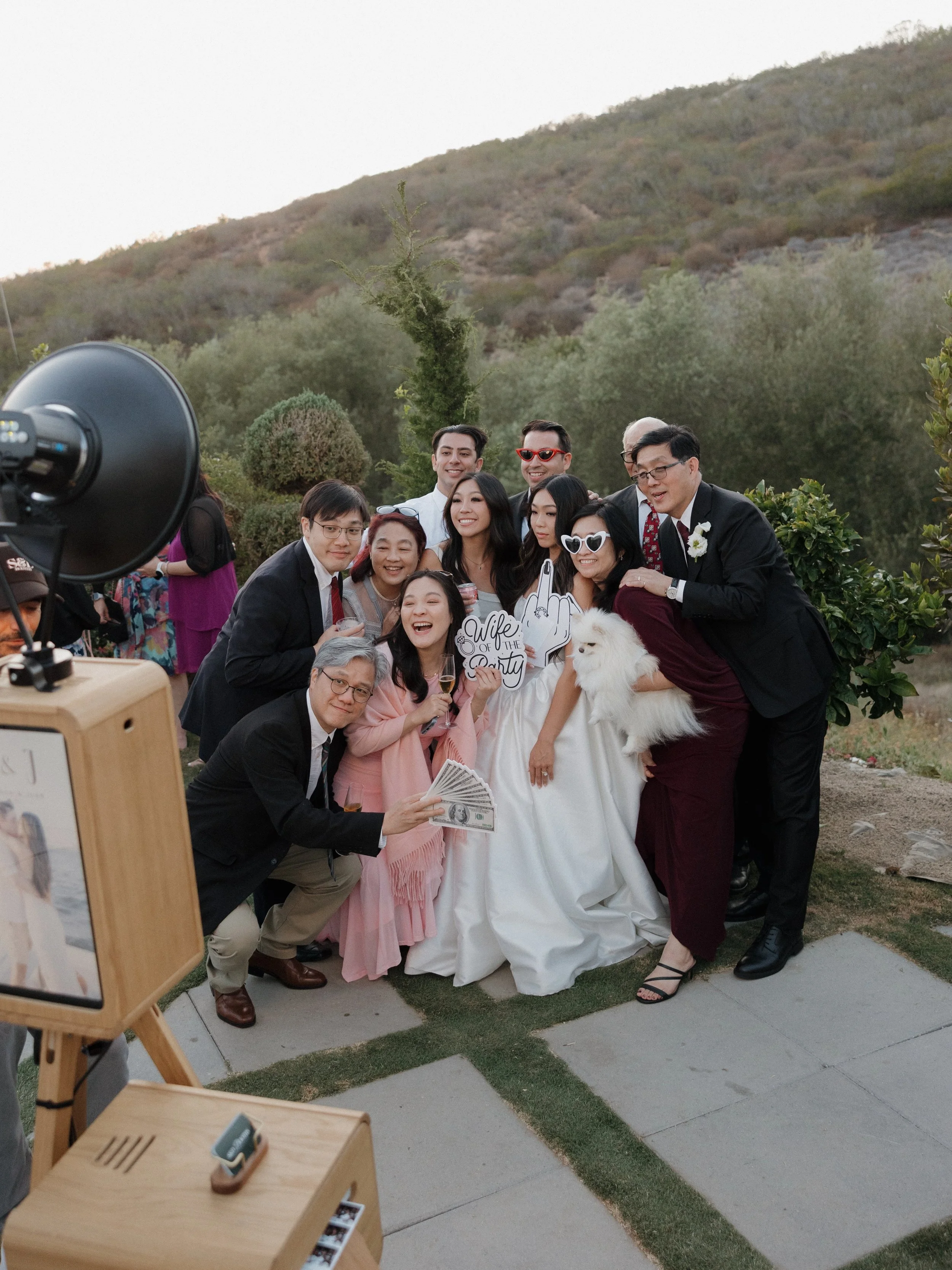 Shannon &amp; Juan&rsquo;s wedding at Jeune Perch&eacute; 🤍 The best kind of photo booth moments,candid, fun, and surrounded by your favorite people. 🥂✨

Photography: @brittaneetphoto 

#orangecountyphotobooth #weddingphotobooth #socalwedding #luxu