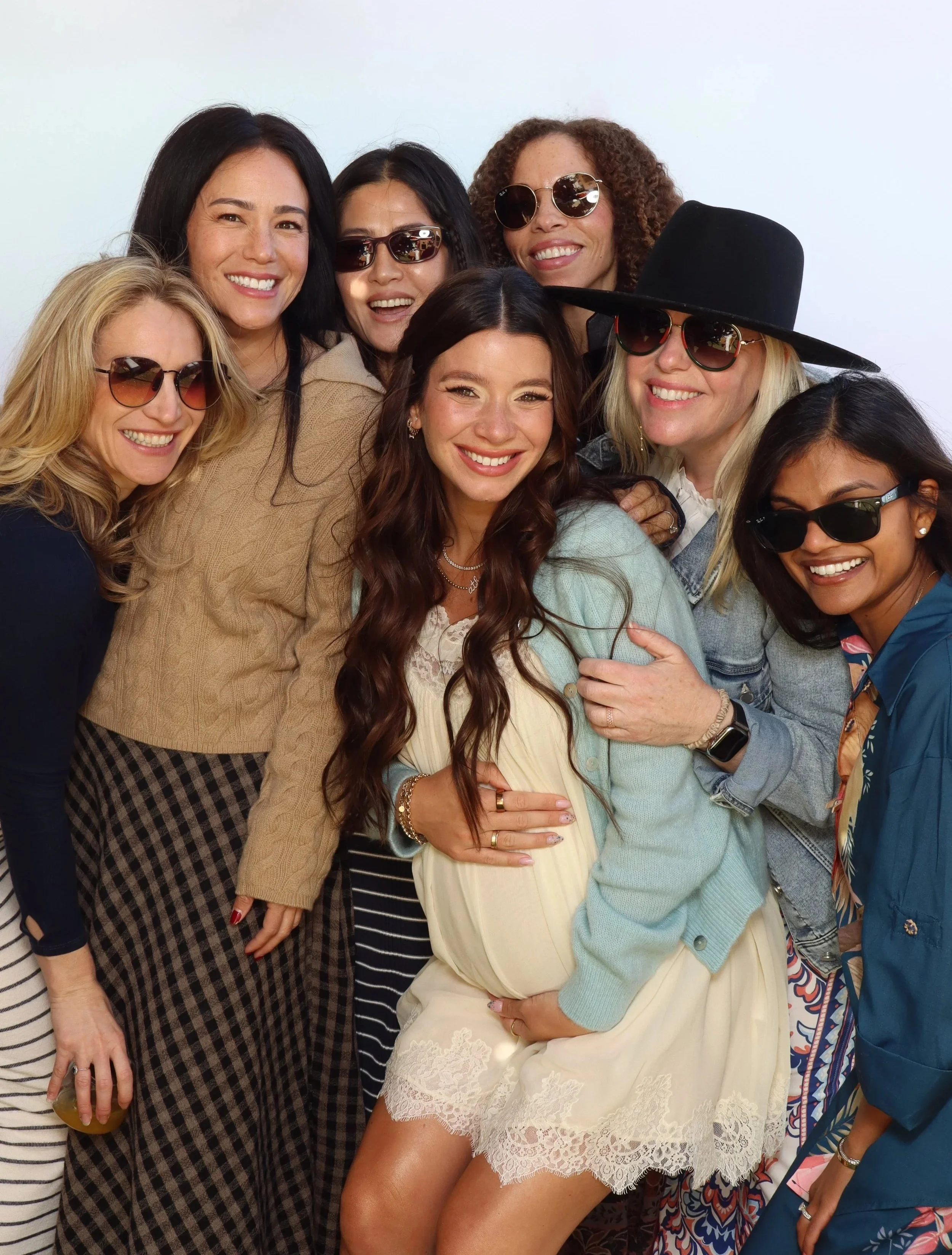 Cami's Baby Shower - Oak Booth