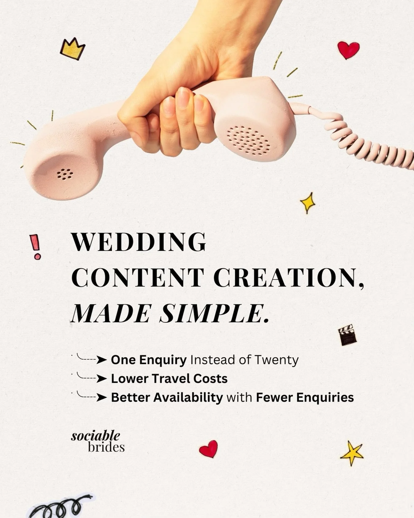 Something new for couples planning a wedding in Scotland 🤍

Booking a wedding content creator can be overwhelming - endless enquiries, waiting on replies, and often hearing &ldquo;𝘴𝘰𝘳𝘳𝘺, 𝘐&rsquo;𝘮 𝘯𝘰𝘵 𝘢𝘷𝘢𝘪𝘭𝘢𝘣𝘭𝘦&rdquo; over and ove