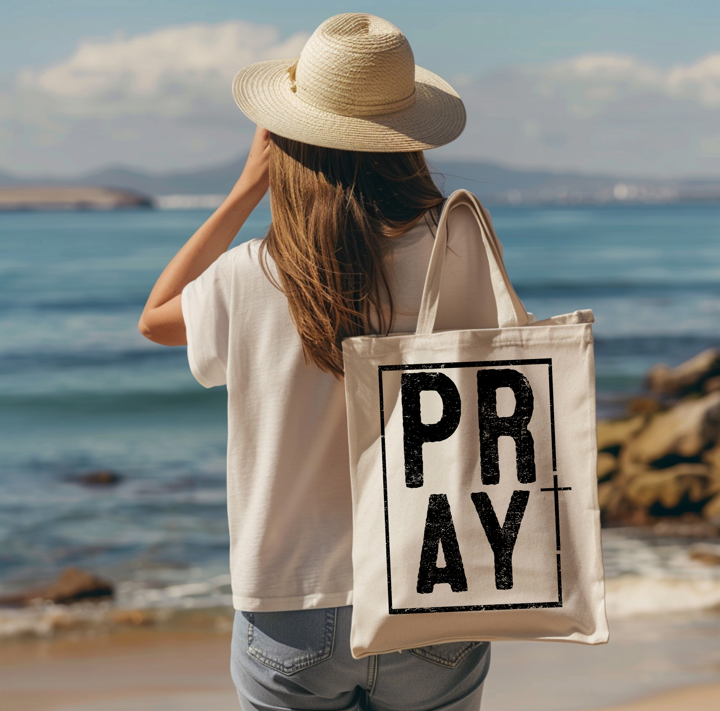 "Pray" Tote