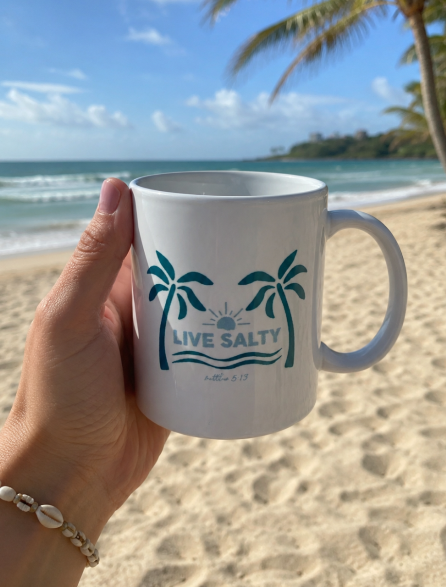 Live Salty Coffee Mug