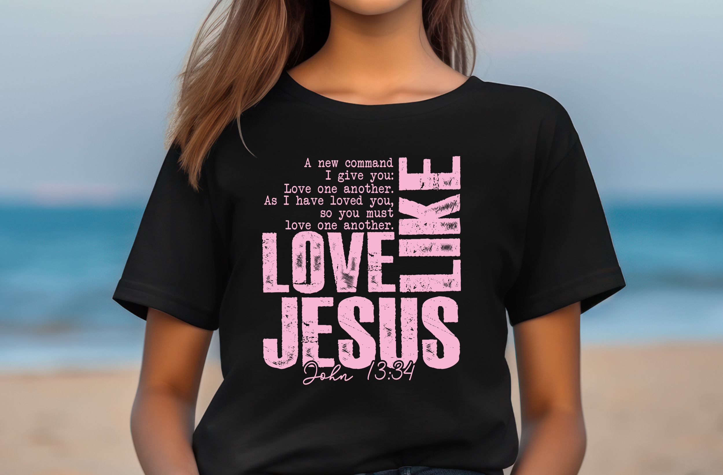 "Love Like Jesus - Pink" Tshirt