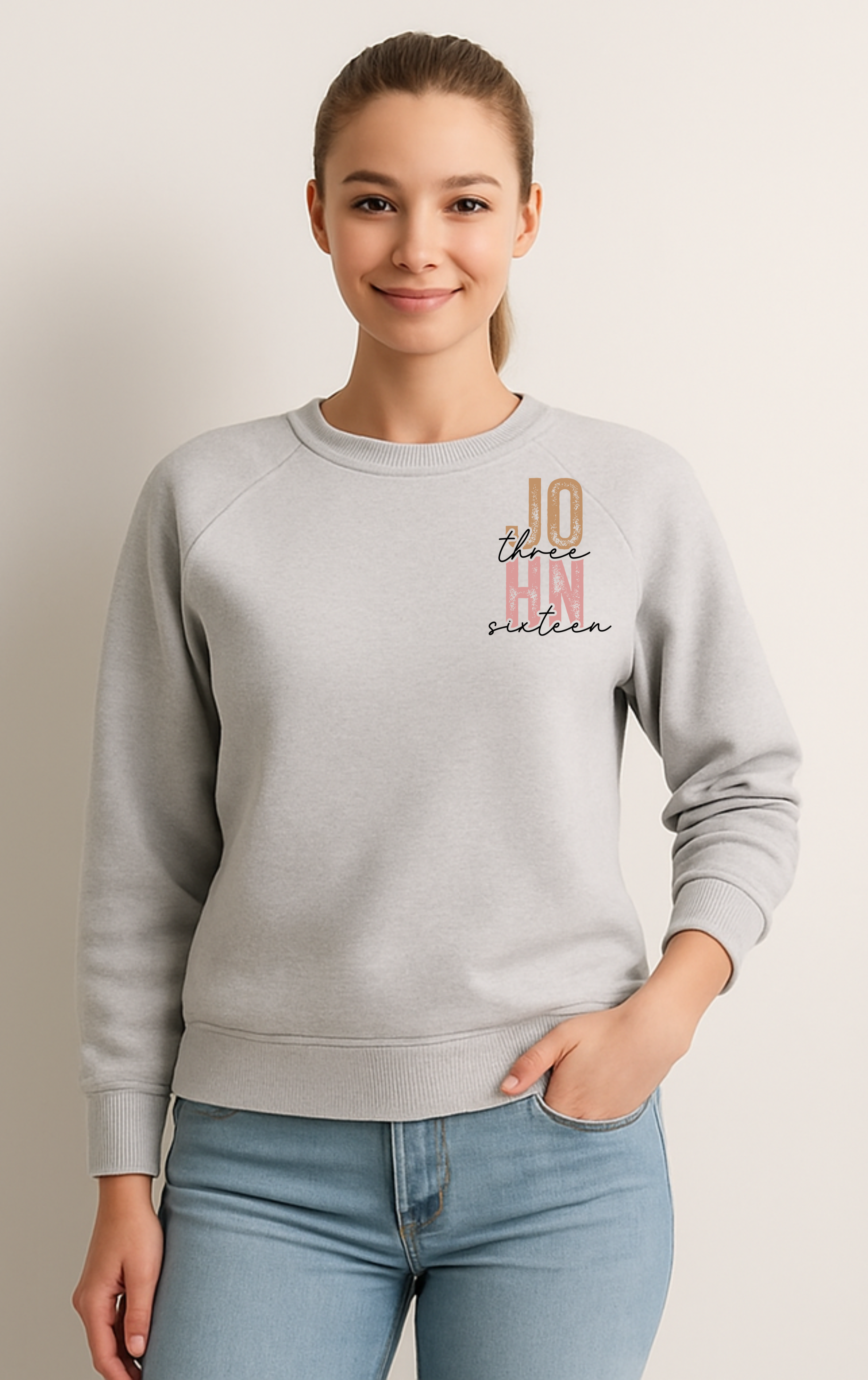 "For God So Loved The World" Crew Sweatshirt