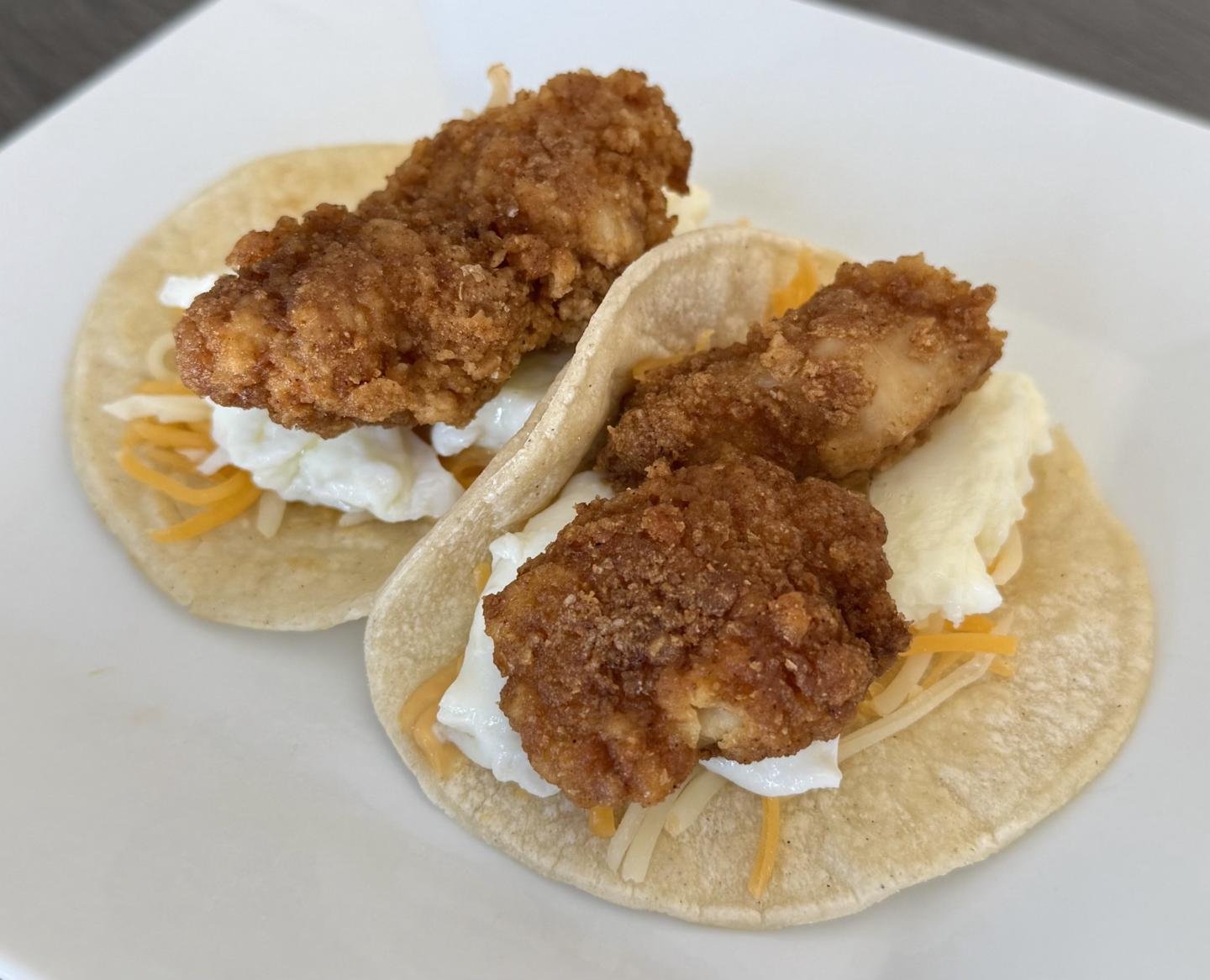 CHICKEN BREAKFAST TACOS