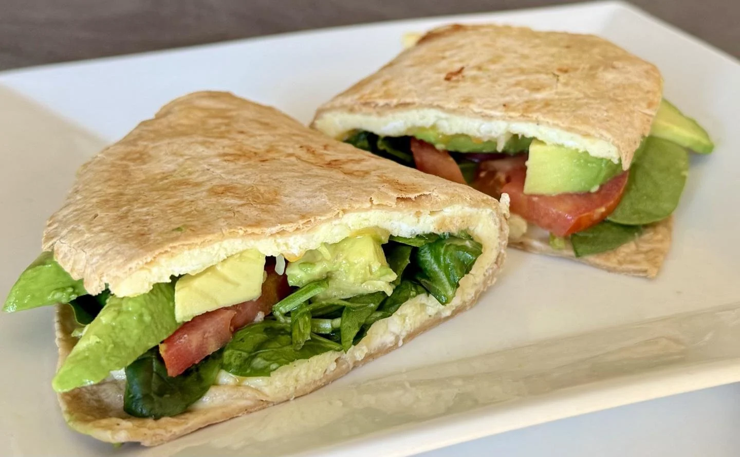 VEGGIE EGG AND AVOCADO FOLD