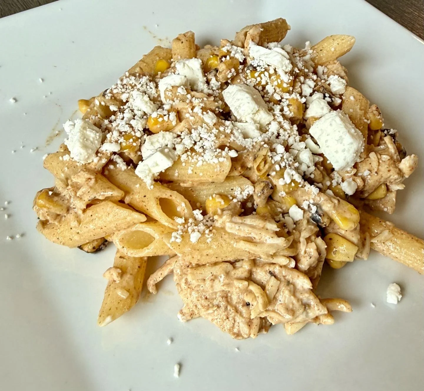 STREET CORN CHICKEN PASTA SALAD