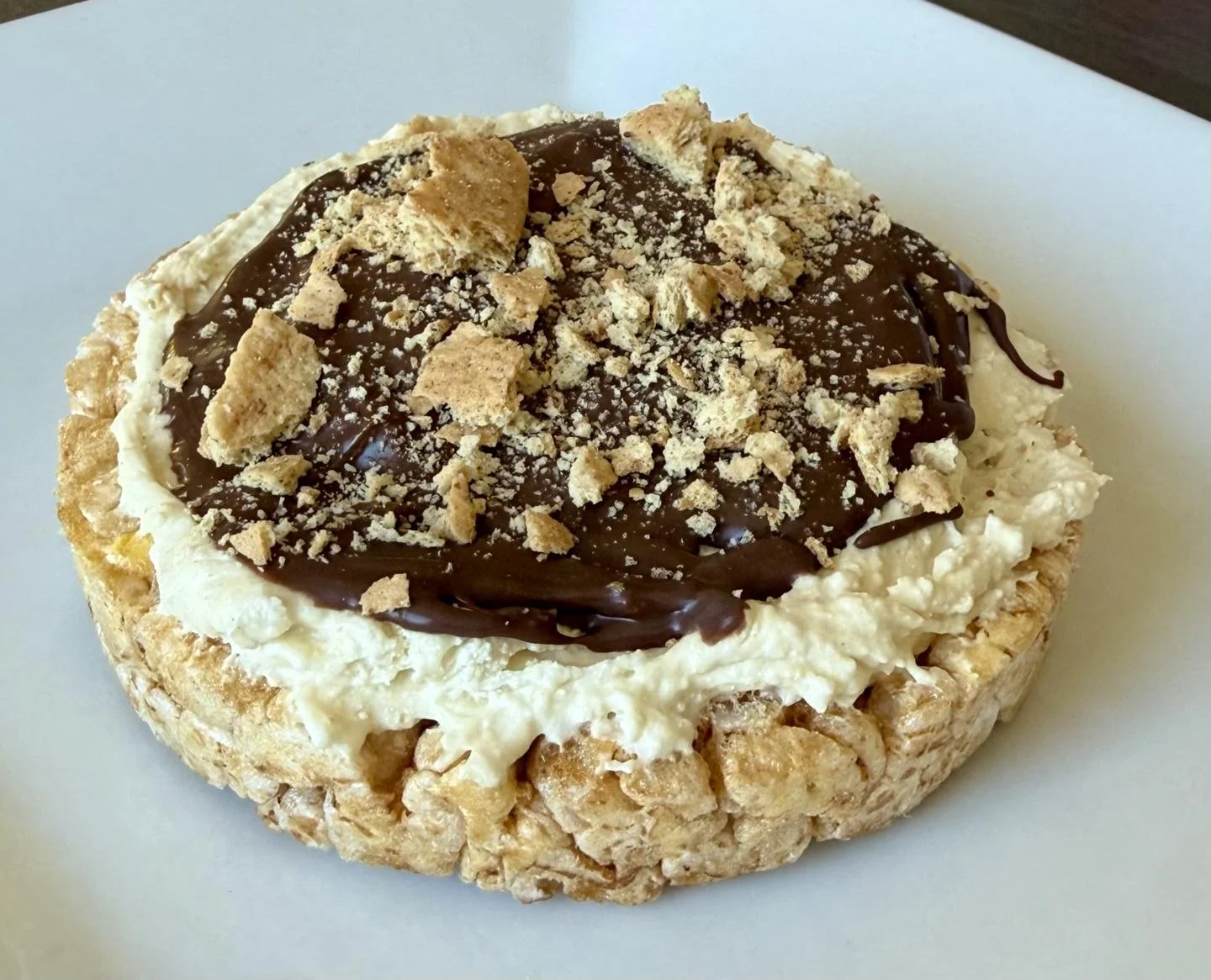 S’MORES RICE CAKE