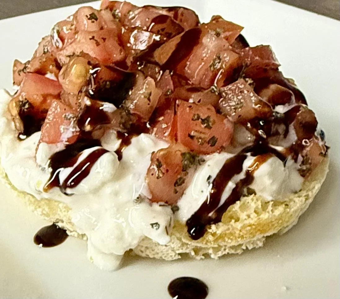 COTTAGE CHEESE BRUSCHETTA