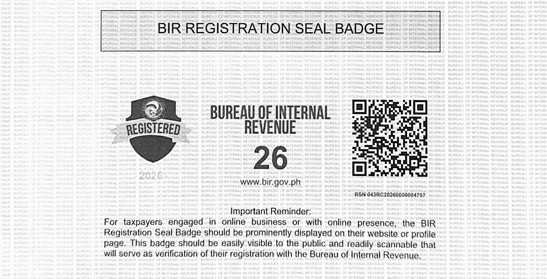 Manila Recording Studio Seal Badge