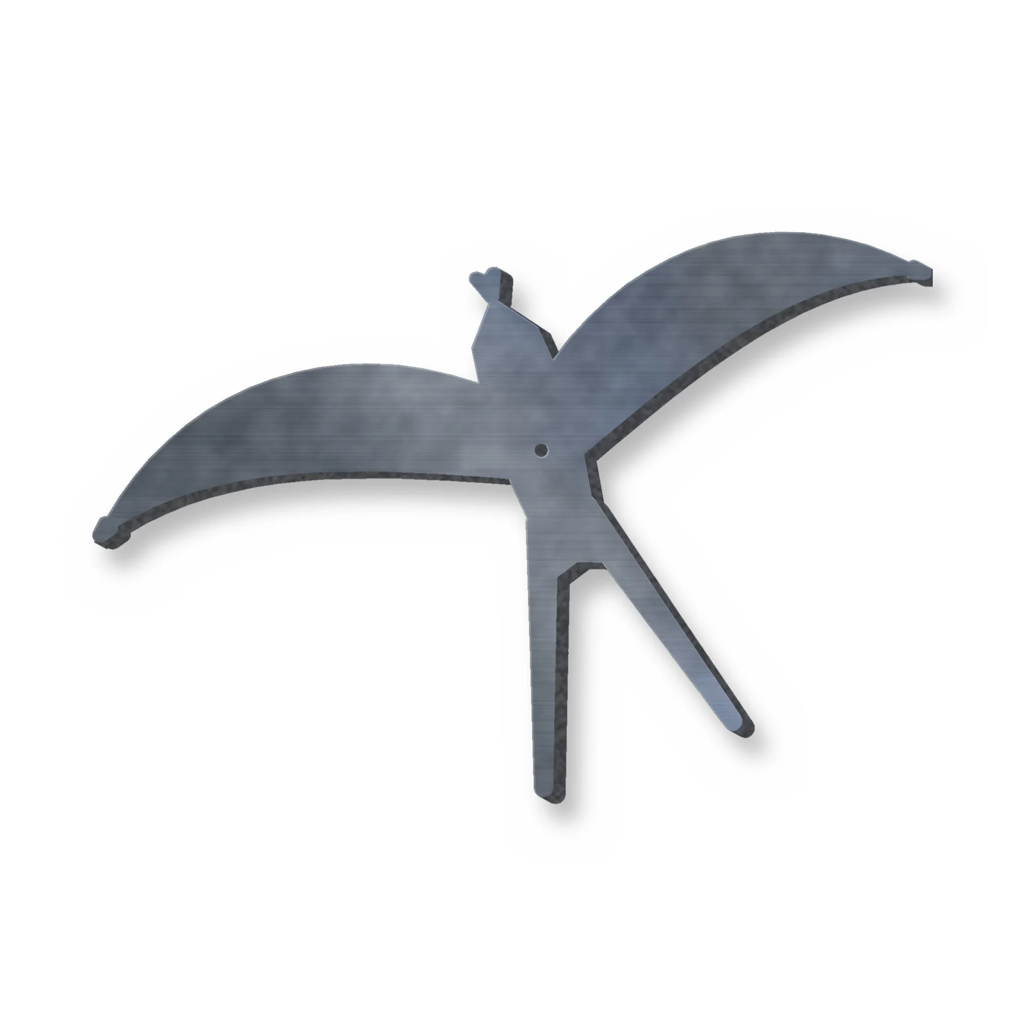 Swallows Metal Wall Art (Set of 5) in raw mild steel – plasma-cut 3 mm steel, studio photo on white