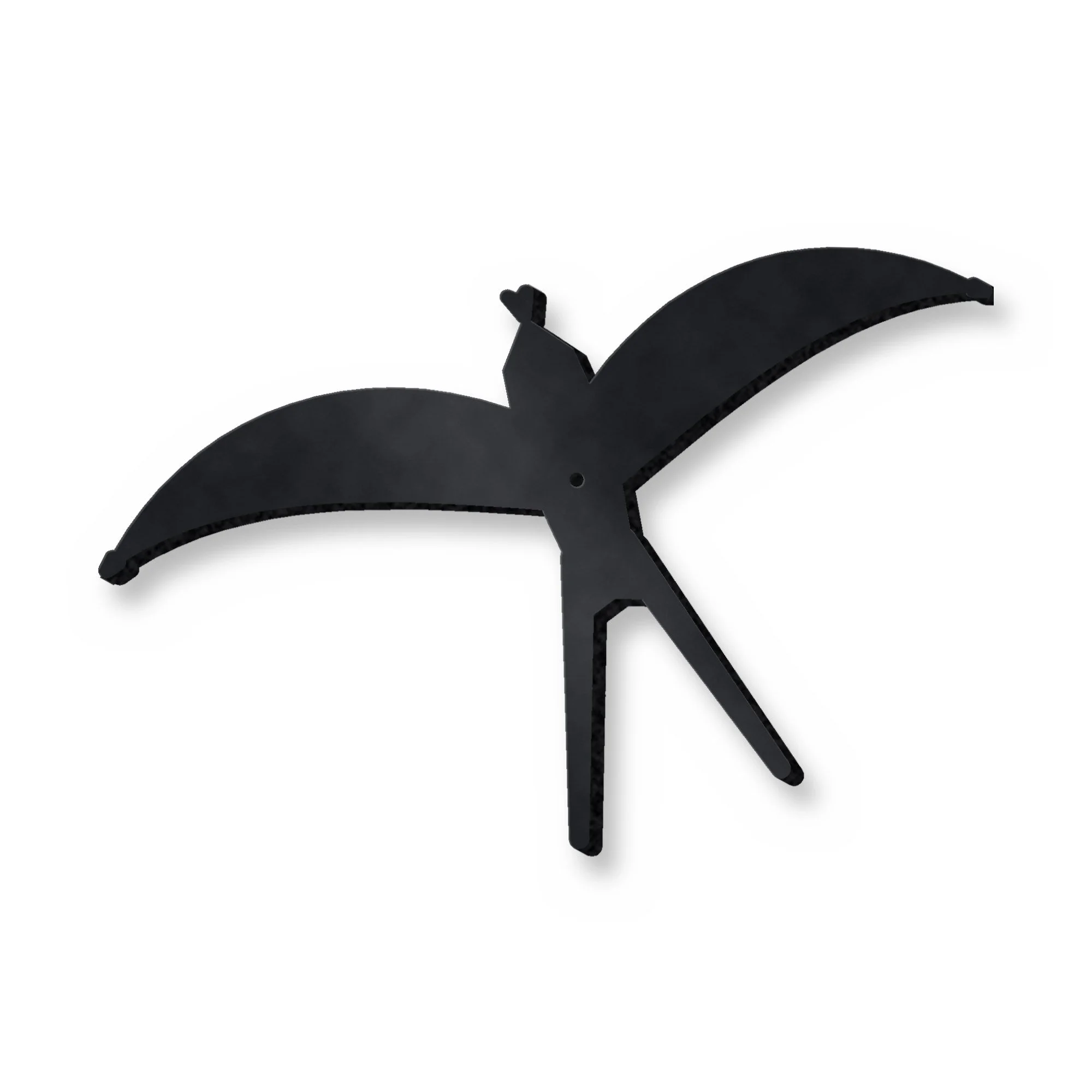 Swallows Metal Wall Art (Set of 5) in satin black – plasma-cut 3 mm steel, studio photo on white