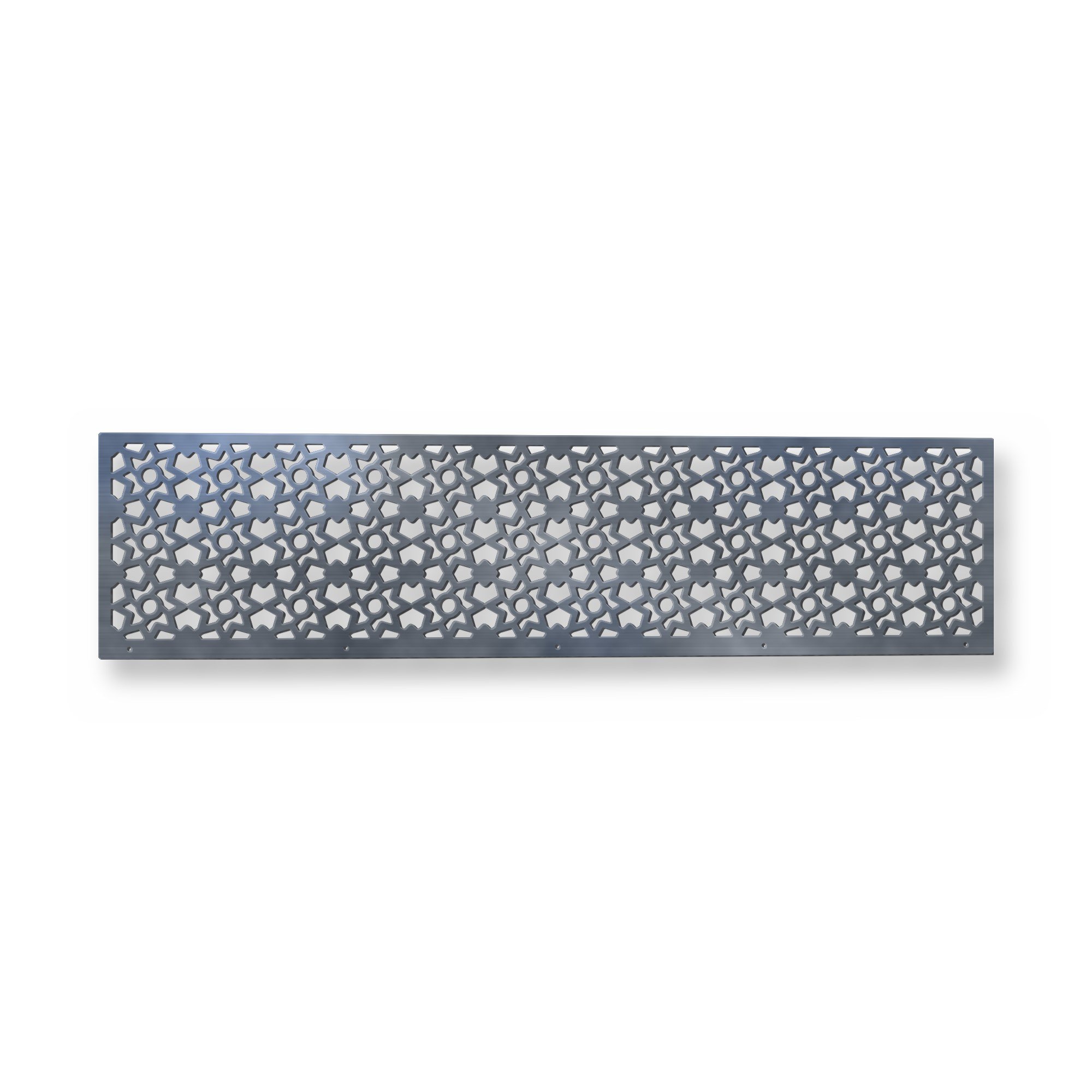 Zellige Plasma-Cut Fence Topper – Mild Steel