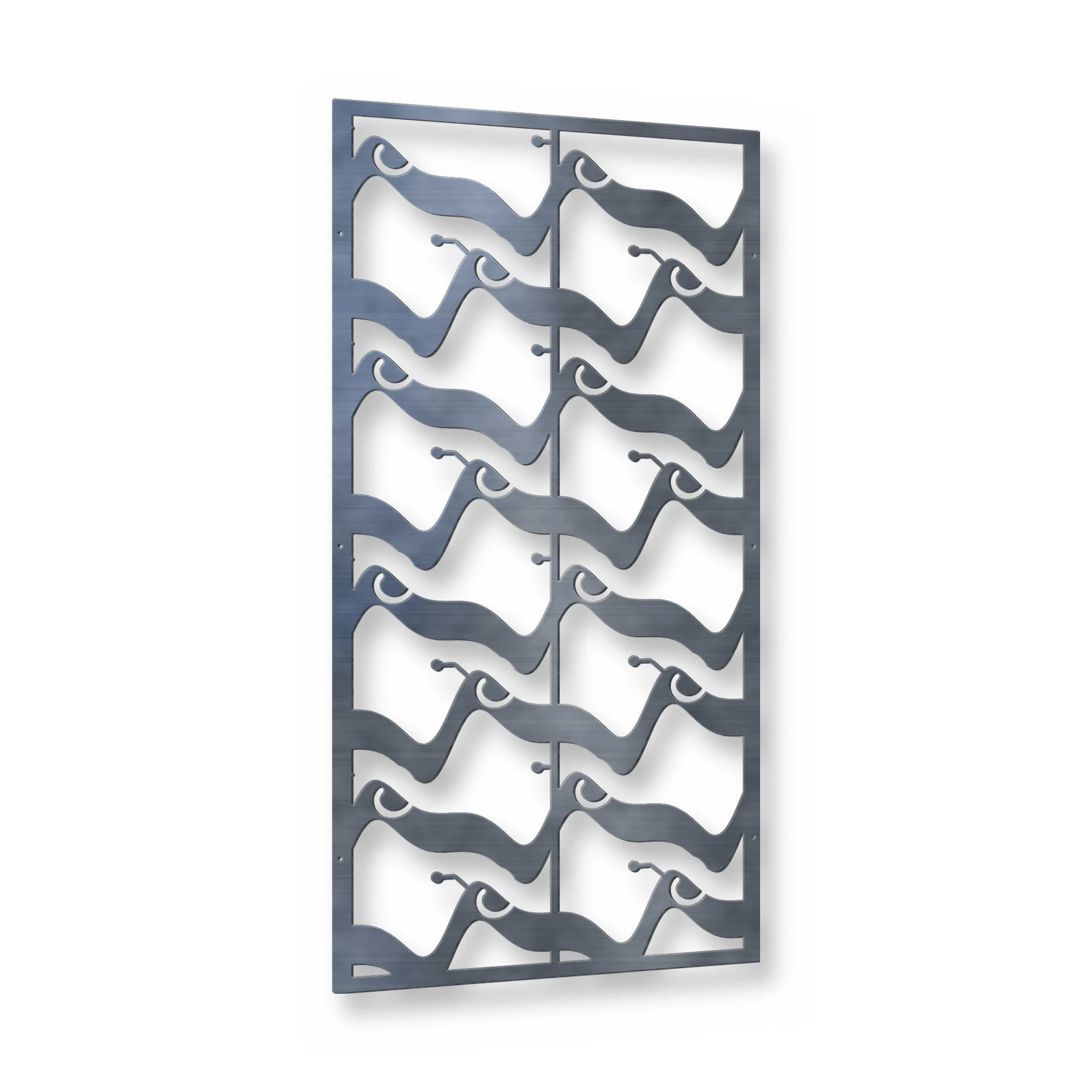 Tidewater Plasma-Cut Privacy Screen Panel – Mild Steel