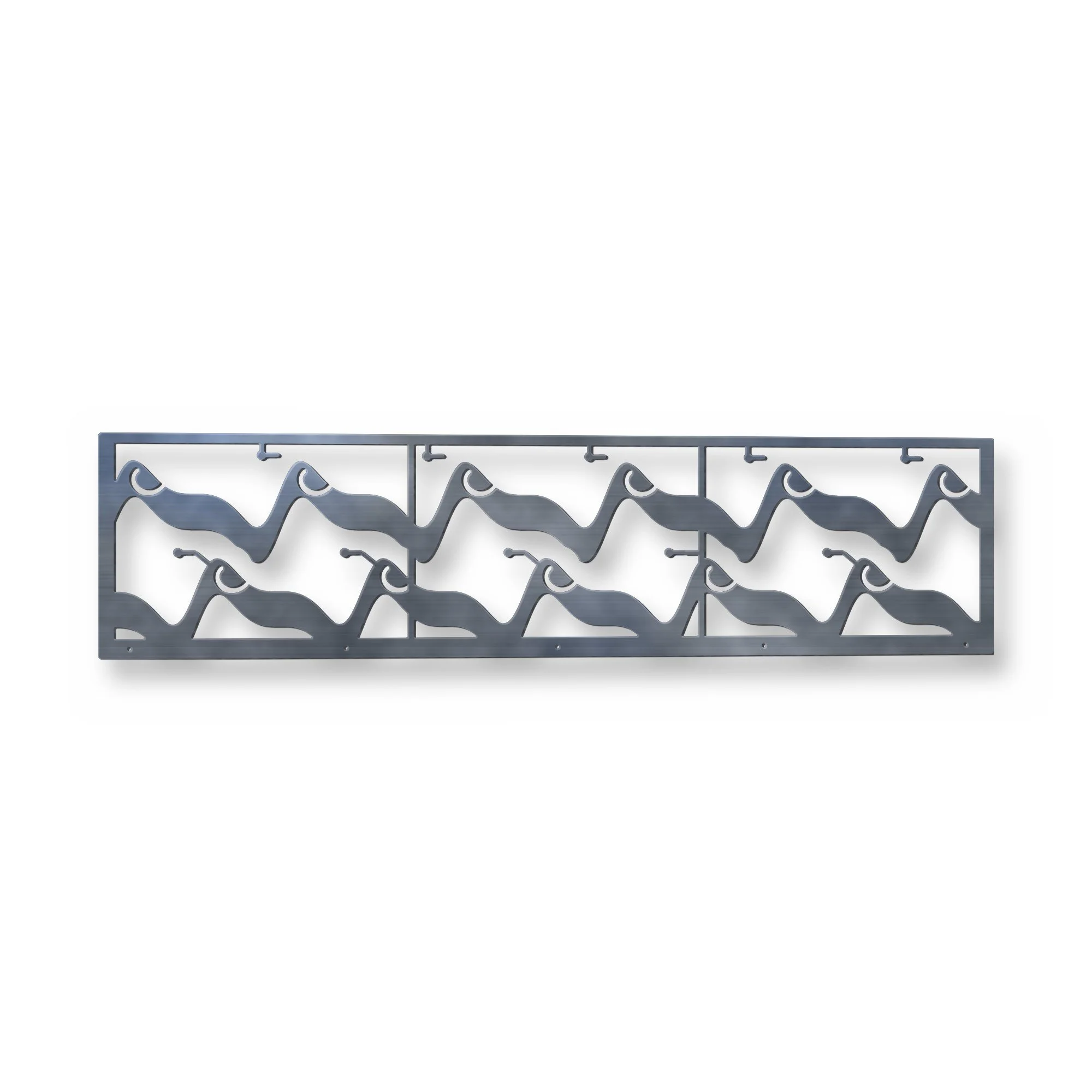 Tidewater Plasma-Cut Fence Topper – Mild Steel