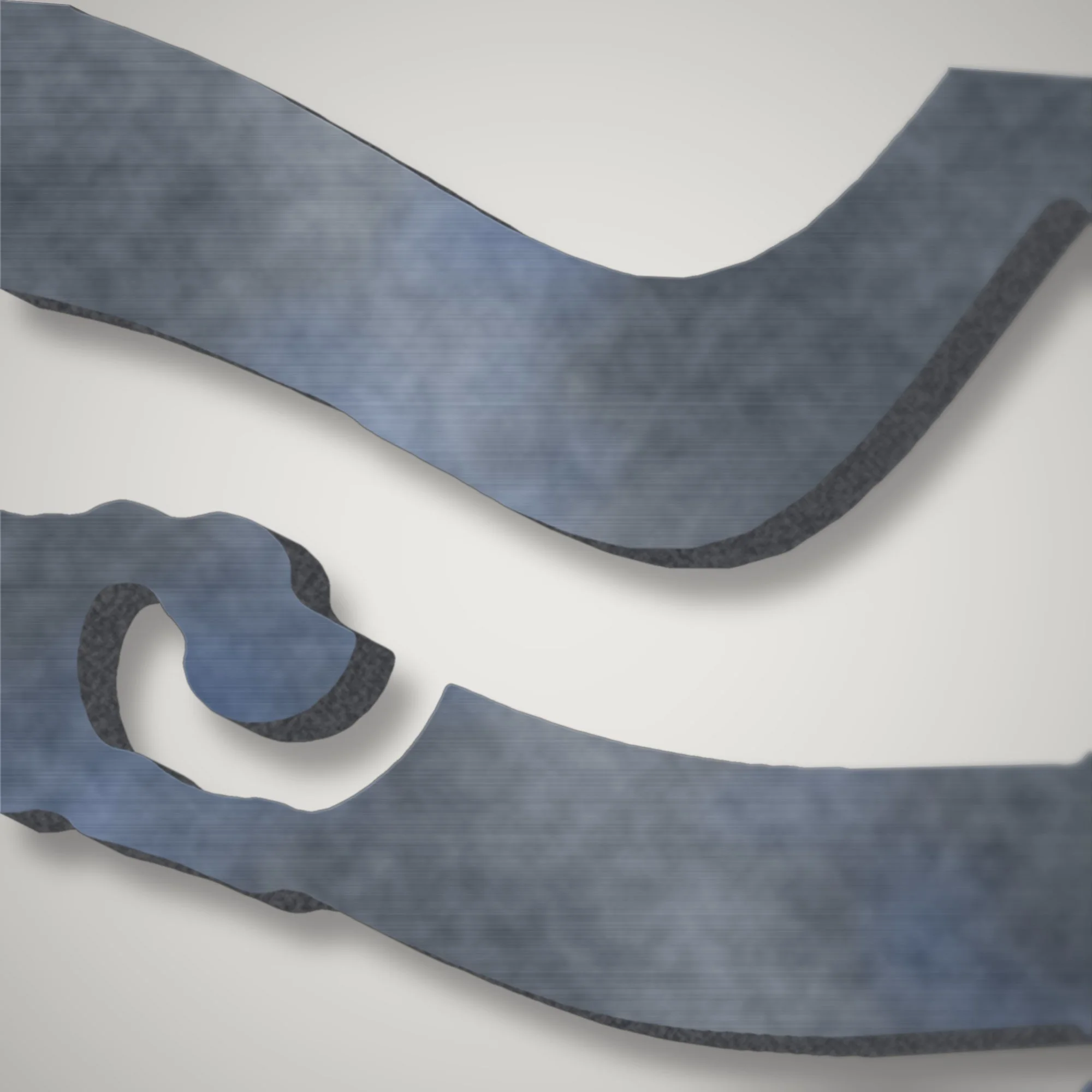 Tidewater Tabletop Fire Bowl Windbreak flat-pack parts laid out before assembly, plasma-cut 3 mm steel