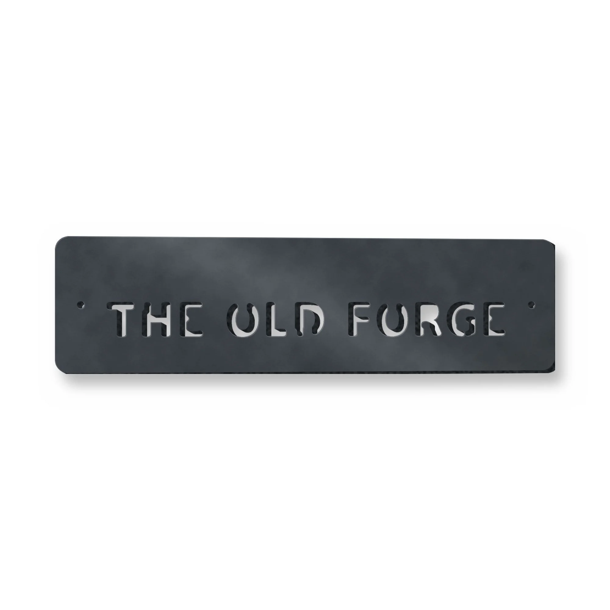 Example of the Personalised Gate Name Plate reading THE OLD FORGE