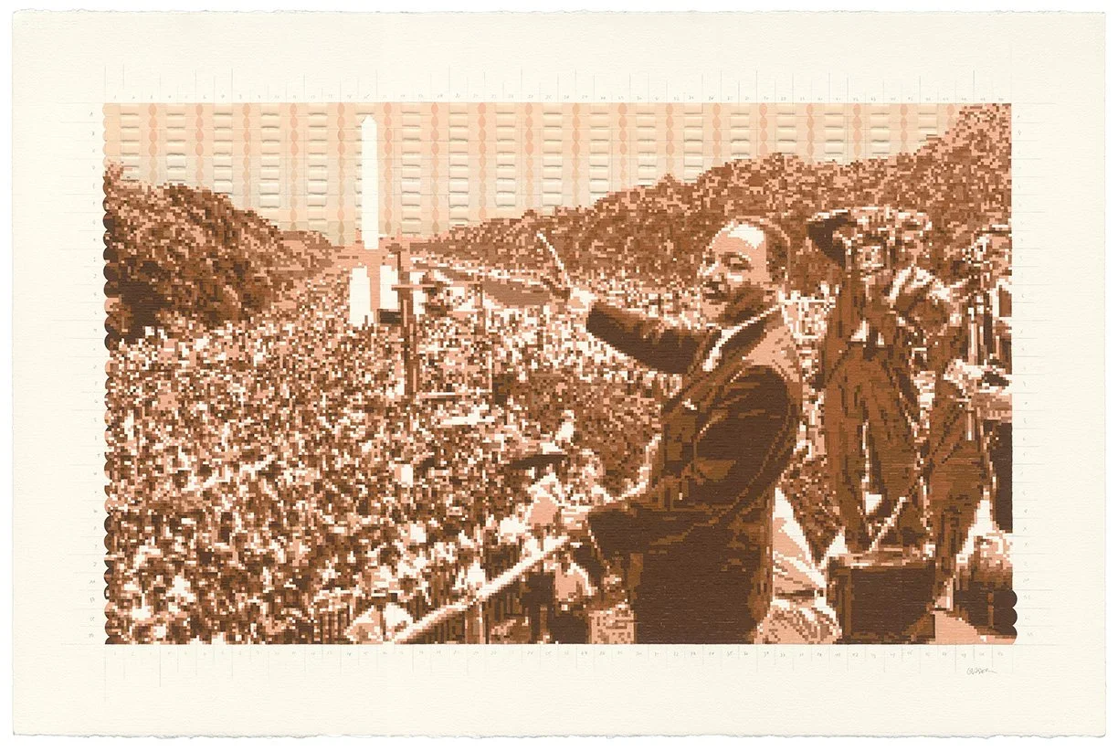 Black lives matter champions. Bandaics™ (bandage mosaics)