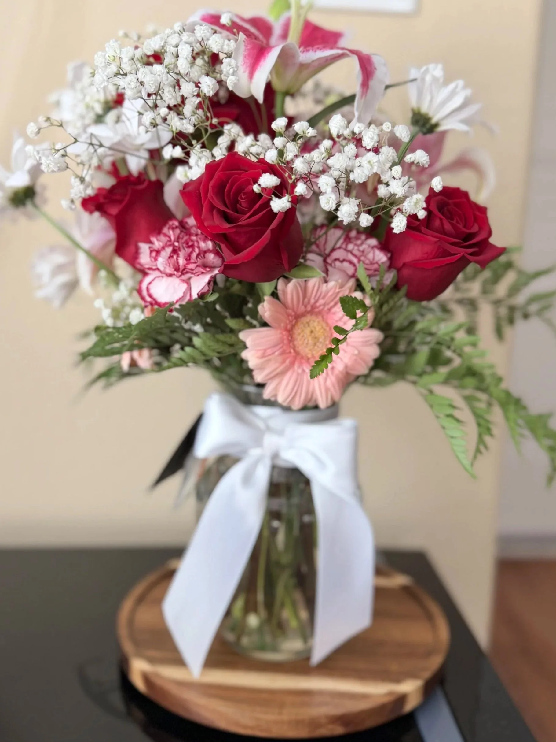 Designer choice small vase arrangement