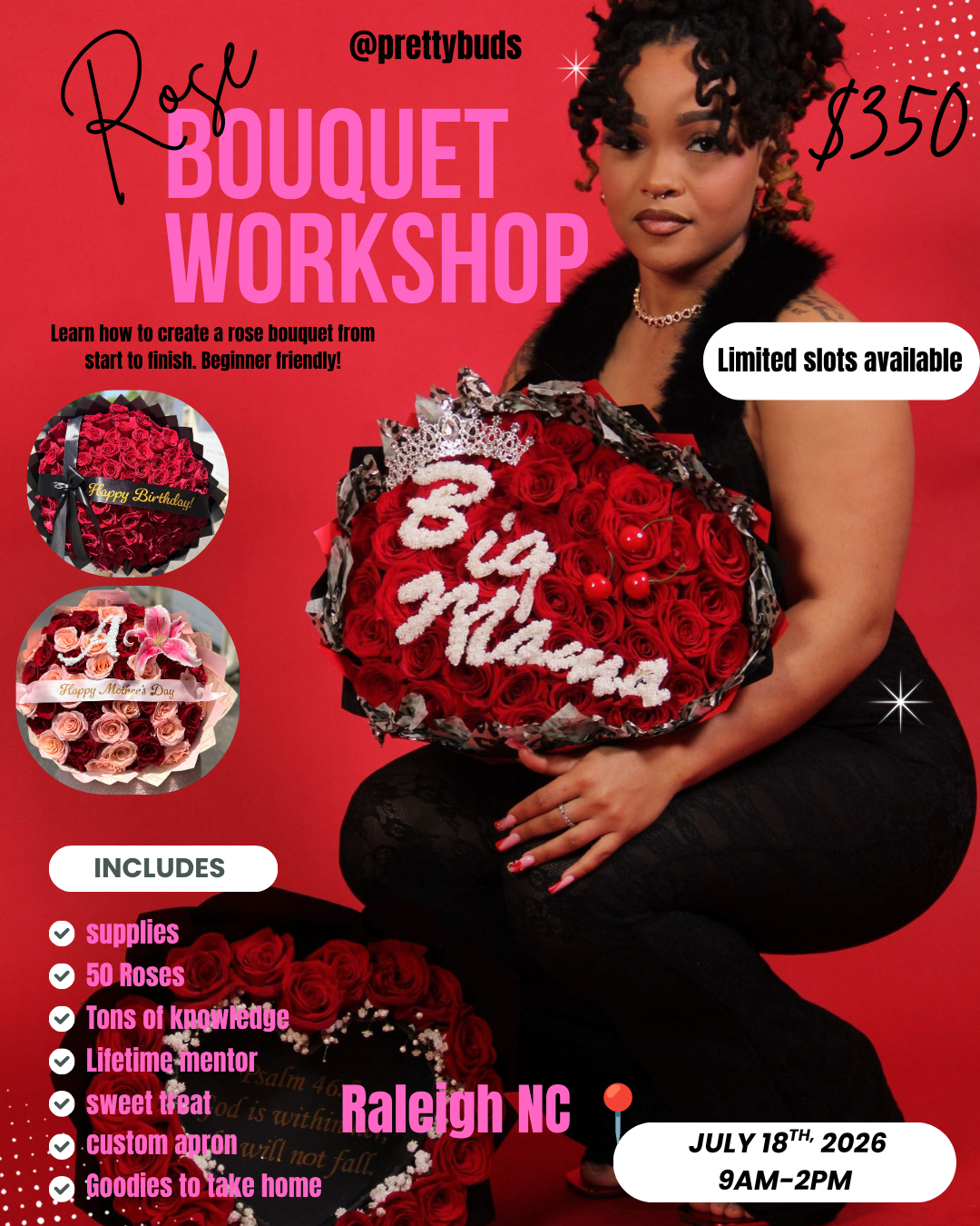 Rose Bouquet Workshop